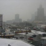 Warszawa under snow