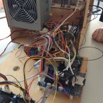 Une imprimante 3D démontée
