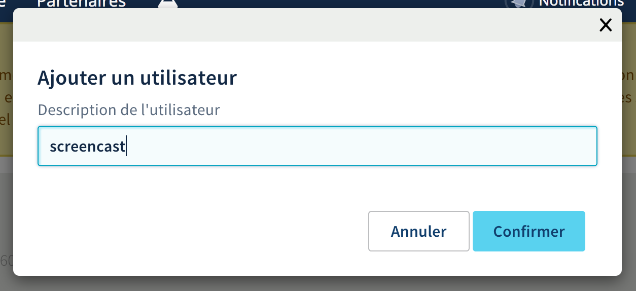 Ajouter un utilisateur